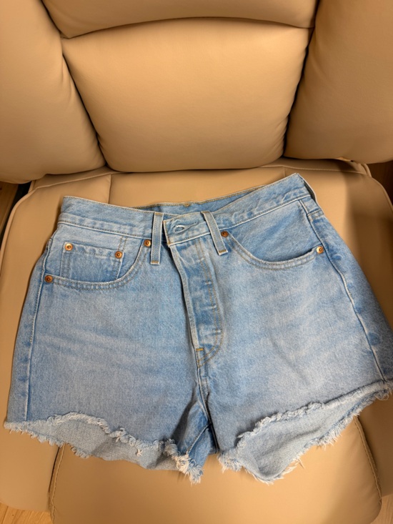 Levi's Pants - Levi’s 501 Original Denim Shorts Women W27 High Rise Cutoff Frayed